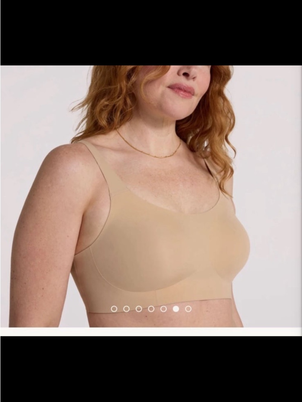 Evelyn & Bobbie Structured Scoop Wireless Bra Nude Beige Size 2XL